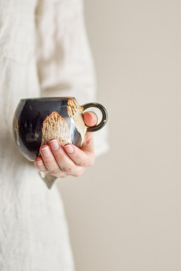 Bloomingville Paula Cup, Brown, Stoneware