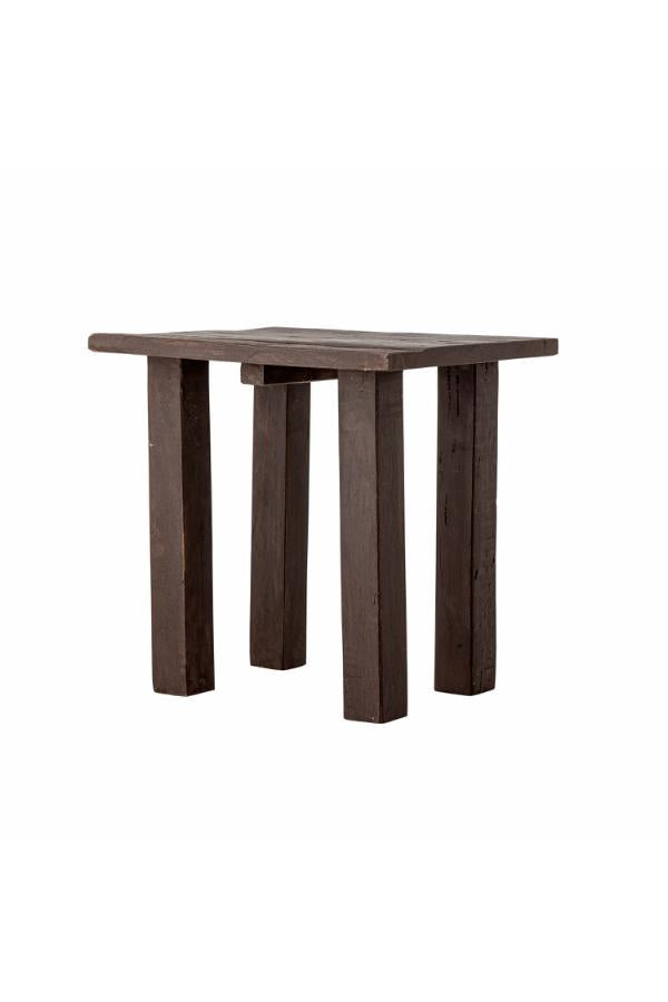 Creative Collection Porir Pedestal, Brown, Reclaimed Wood