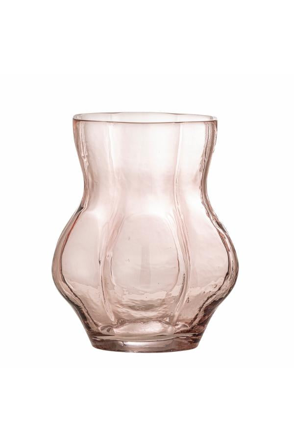 Creative Collection Tava Vase, Rose, Glass
