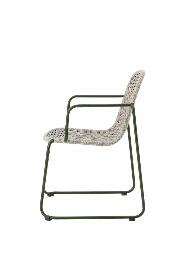 Bloomingville Calana Dining Chair, Green, Metal
