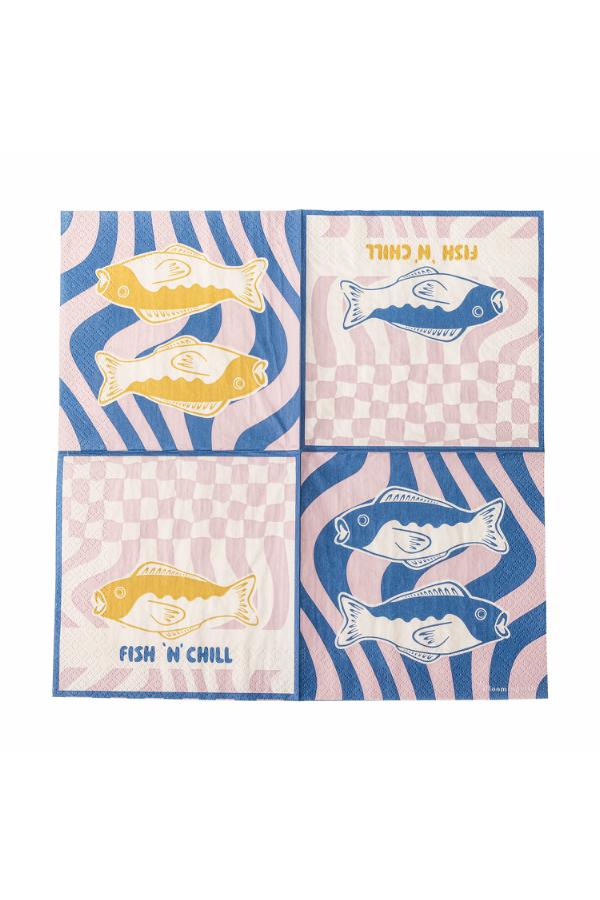 Bloomingville Remy Napkin, Multi, FSC®Mix, Paper