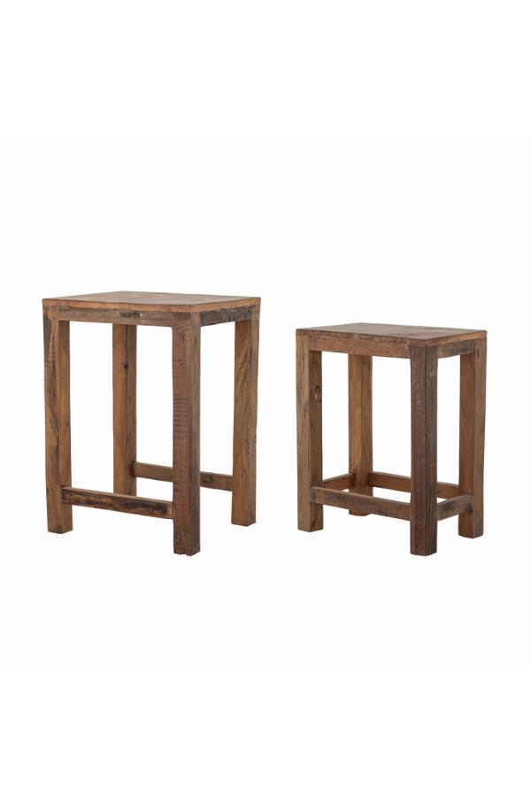 Creative Collection Galen Side Table, Brown, Reclaimed Wood
