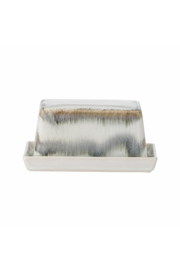 Bloomingville Paula Butter Box, Grey, Stoneware