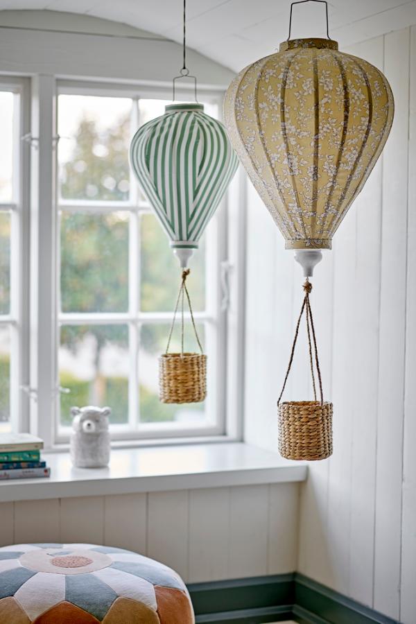 Bloomingville Mini Pomp Mobile, Green, Polyester