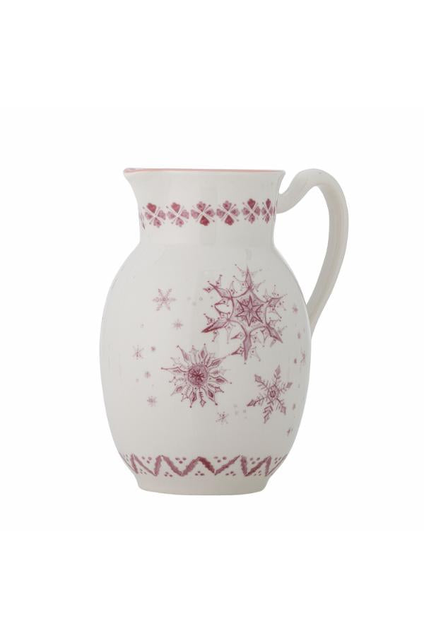 Bloomingville Wonderland Jug, Rose, Stoneware