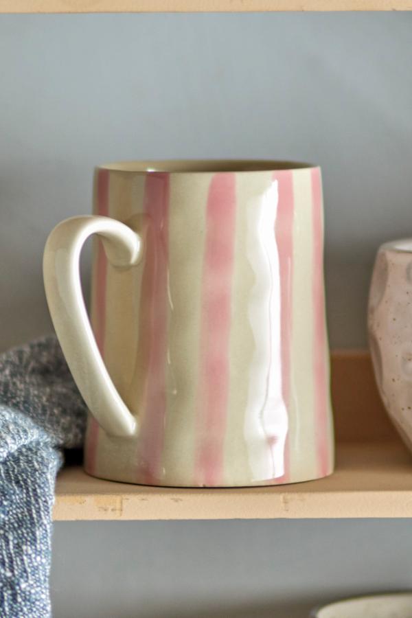 Creative Collection Begonia Mug, Rose, Stoneware