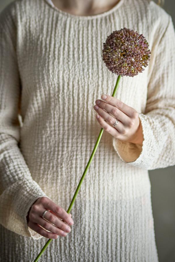 Bloomingville Allium Stem, Brown, Artificial Flowers