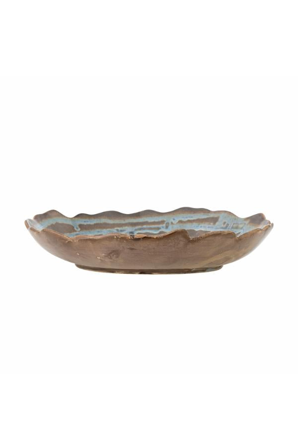 Creative Collection Marjorie Tray, Blue, Stoneware