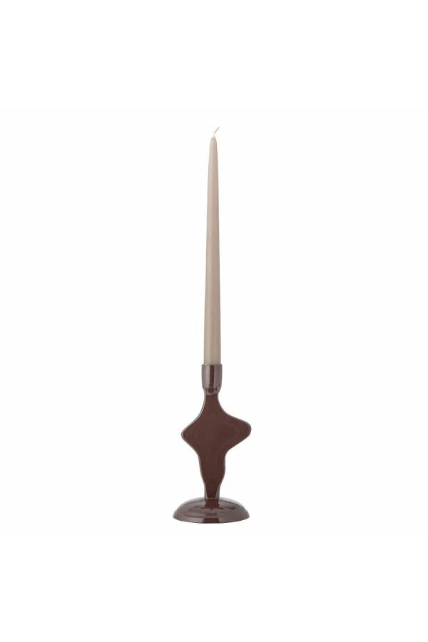 Bloomingville Cidra Candle Holder, Brown, Aluminum