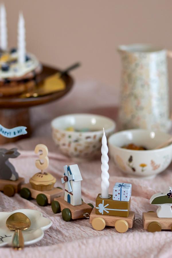 Bloomingville Mini Alfi Birthday Decoration, Multi, FSC®100%, MDF
