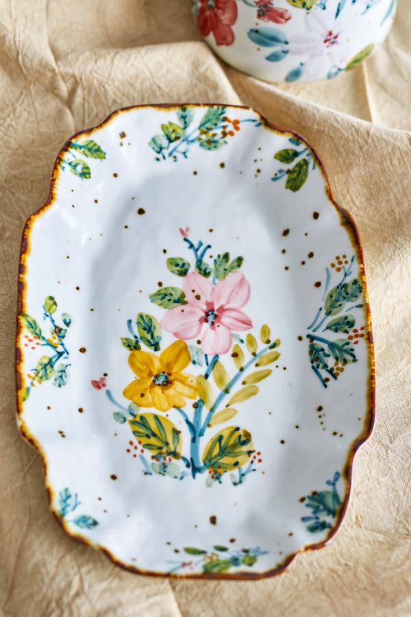 Creative Collection Savina Serving Plate, Multi, Stoneware