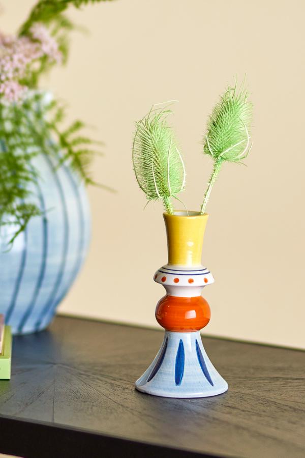 Bloomingville Kairi Deco Vase, Multi, Stoneware