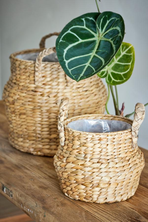 Bloomingville Bjorn Basket, Nature, Water Hyacinth