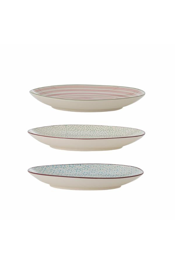 Bloomingville Patrizia Plate, Multi, Stoneware