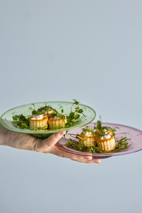 Bloomingville Sunil Plate, Multi, Glass