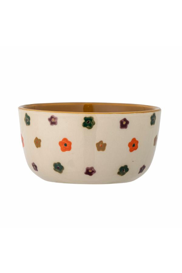 Bloomingville Mini Addy Bowl, White, Stoneware