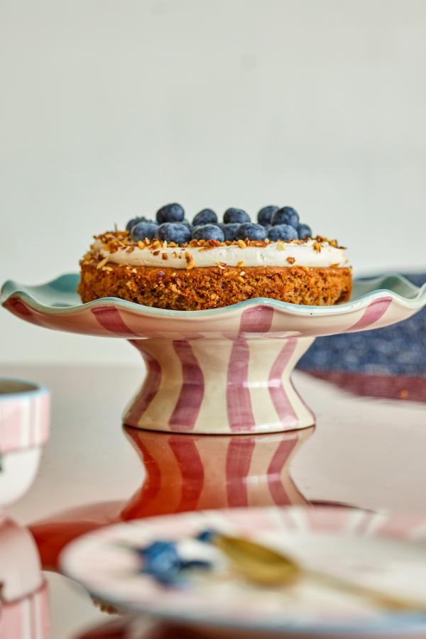 Bloomingville Willa Cake Tray, Multi, Stoneware