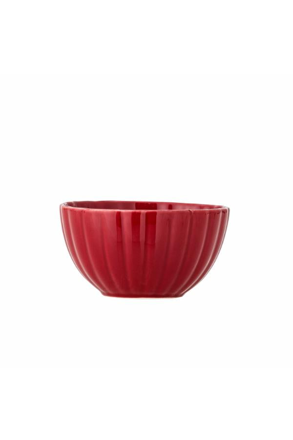 Bloomingville Latina Bowl, Red, Stoneware