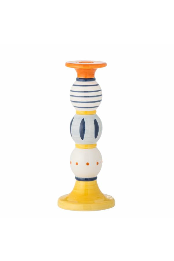 Bloomingville Kairi Candle Holder, Multi, Stoneware