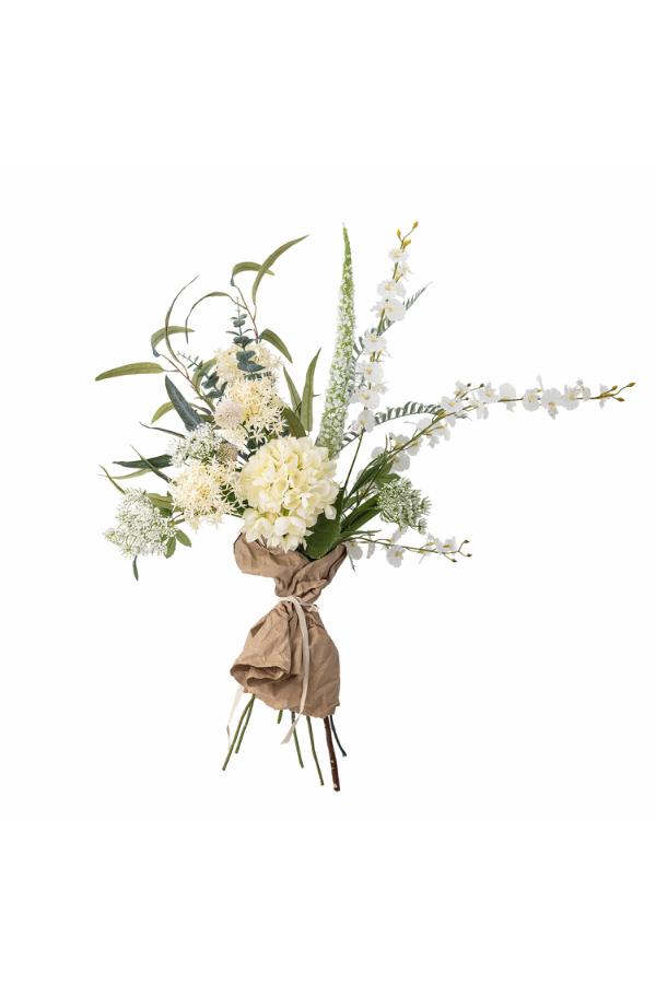 Bloomingville Symphonie Bouquet, White, Artificial Flowers