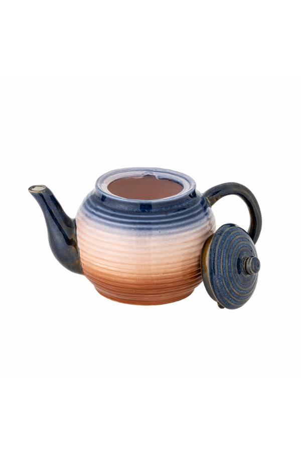 Bloomingville Tatum Teapot w/Teastrainer, Multi, Stoneware