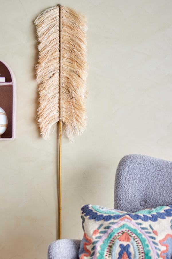 Bloomingville Rina Wall Decor, Nature, Banana Leaf