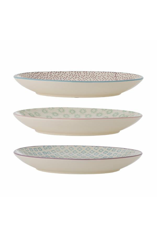 Bloomingville Patrizia Plate, Multi, Stoneware
