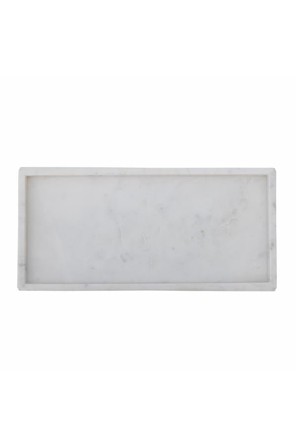 Bloomingville Majsa Tray, White, Marble