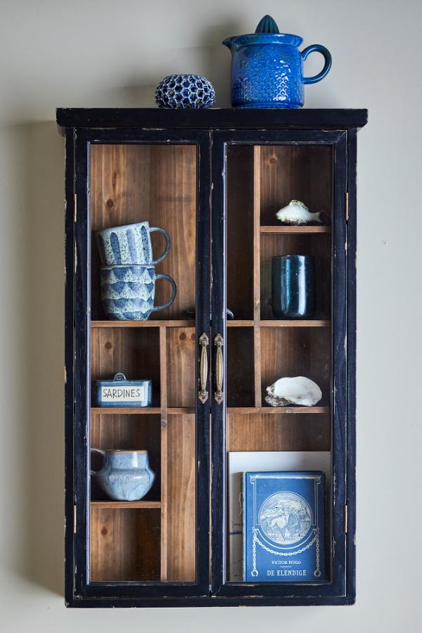 Creative Collection Hazem Cabinet, Black, Firwood