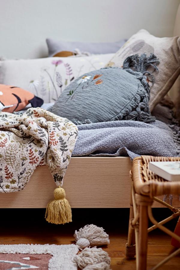 Bloomingville Mini Filipa Throw, Multi, Recycled Cotton