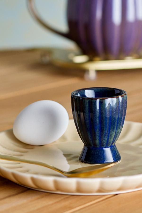 Bloomingville Latina Egg Cup, Blue, Stoneware