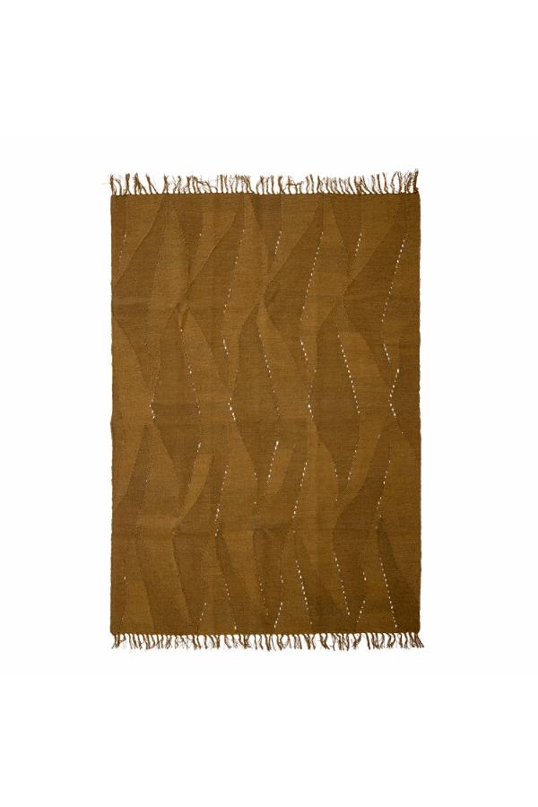 Bloomingville Zola Rug, Brown, Wool