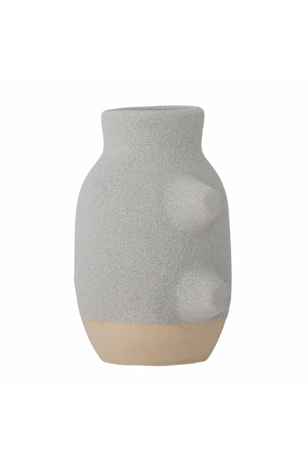 Bloomingville Birka Deco Vase, White, Ceramic