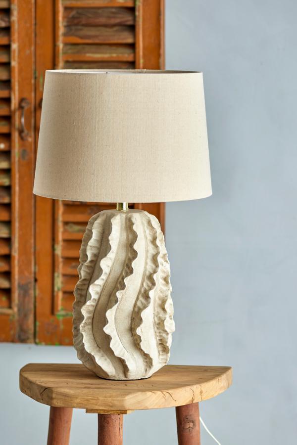 Creative Collection Natika Table lamp, Nature, Stoneware