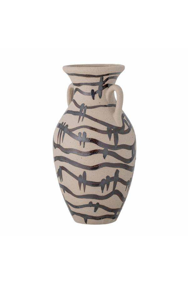 Bloomingville Ohana Vase, Black, Stoneware
