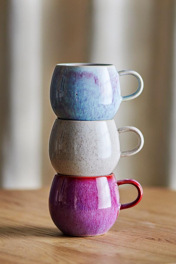 Bloomingville Addison Mug, Rose, Stoneware
