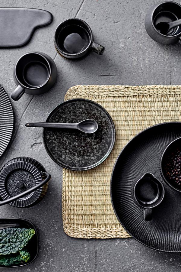 Bloomingville Neri Bowl, Black, Stoneware