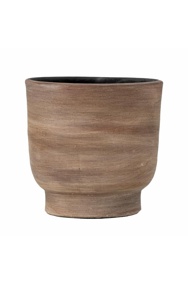 Bloomingville Venca Deco Flowerpot, Brown, Terracotta