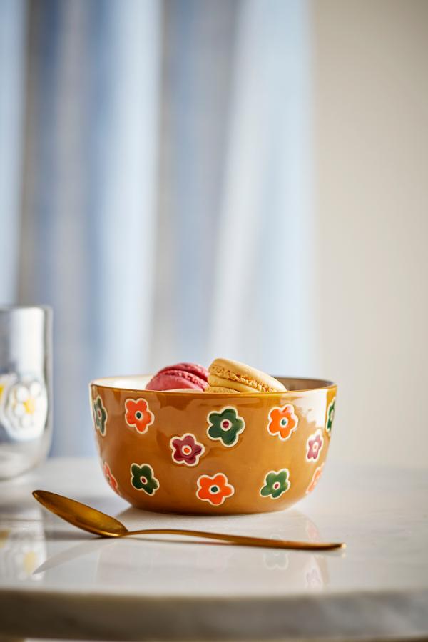 Bloomingville Mini Addy Bowl, Brown, Stoneware