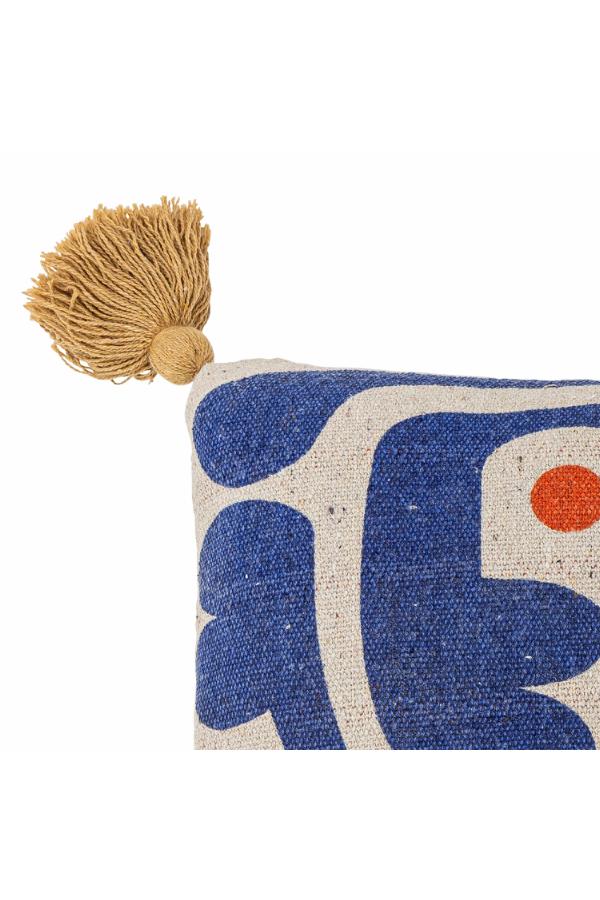 Bloomingville Eviaya Cushion, Multi, Recycled Cotton