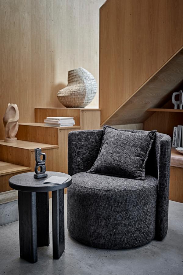 Bloomingville Morris Lounge Chair, Grey, FSC®100% Plywood