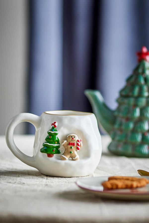 Bloomingville Ryne Mug, White, Stoneware