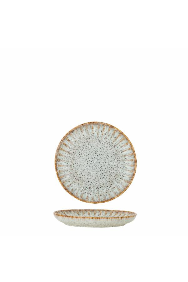 Creative Collection Fleur Plate, Nature, Stoneware