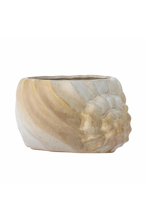 Bloomingville Corelia Flowerpot, Brown, Stoneware