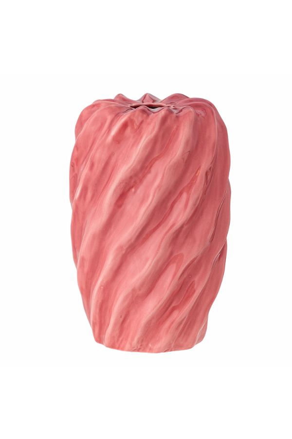 Bloomingville Rowena Vase, Rose, Stoneware