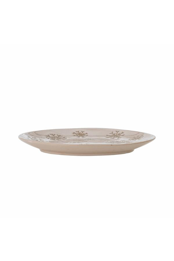 Bloomingville Snowie Plate, Nature, Stoneware