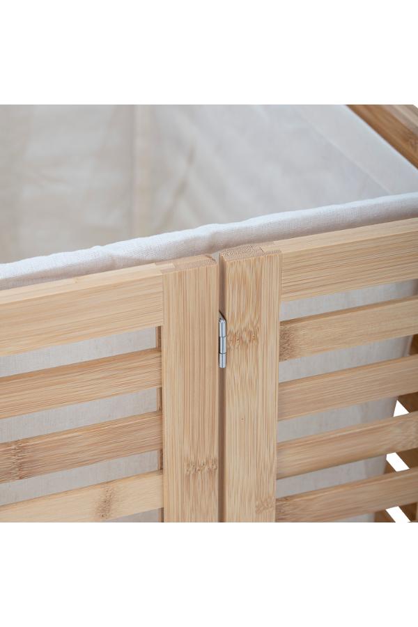 Bloomingville Aden Laundry Basket, Nature, Bamboo