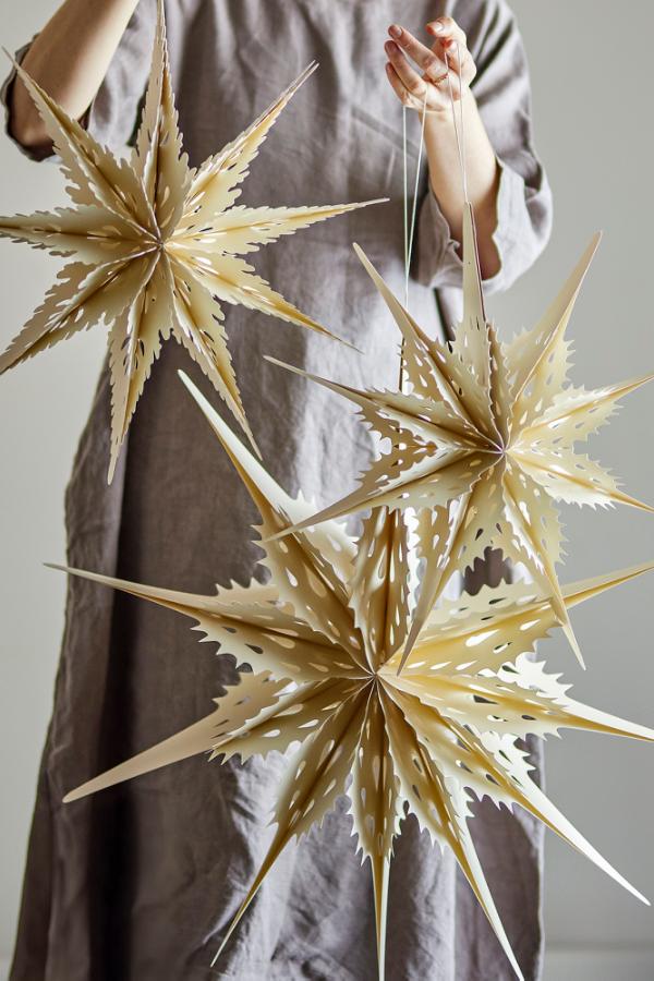 Bloomingville Ilo Star, White, FSC®Mix, Paper