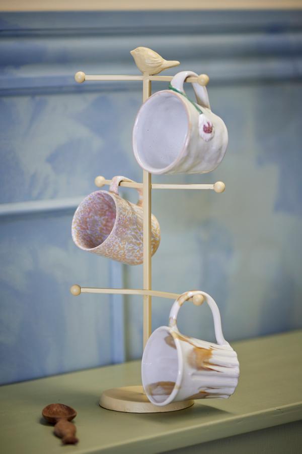 Creative Collection Dean Cup Rack, Nature, Cast Iron