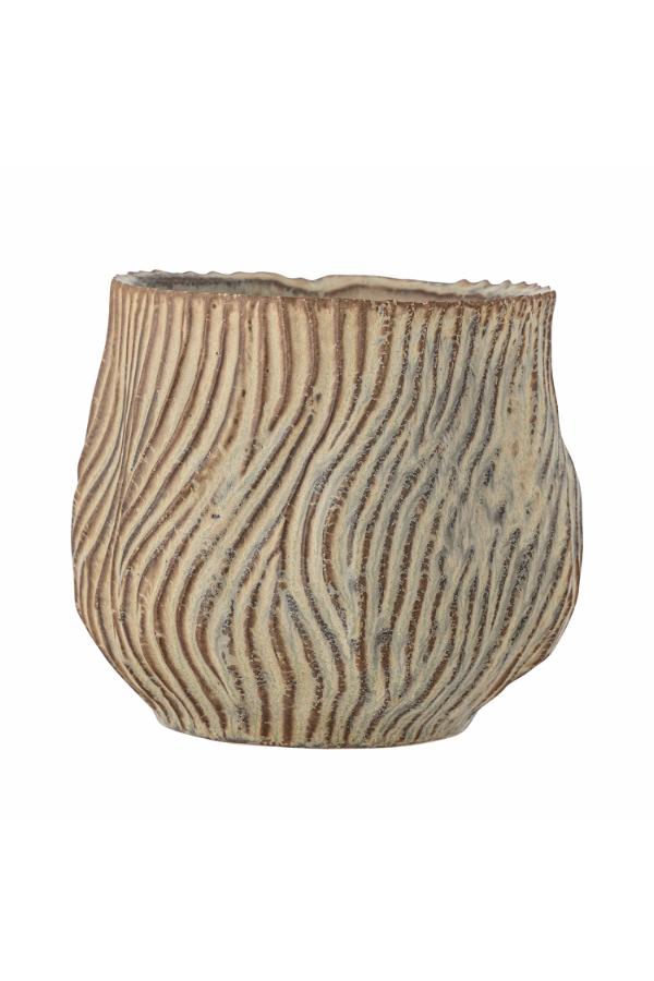 Bloomingville Dua Flowerpot, Brown, Stoneware